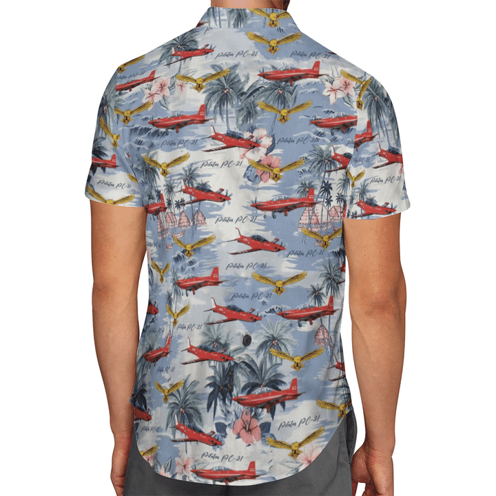 Pilatus Australian Royal Air Force Hawaiian Shirt And Short 4 HMAS Pilatus15 PC 21 Australian Royal Air Force Hawaiian Shirt And Short2