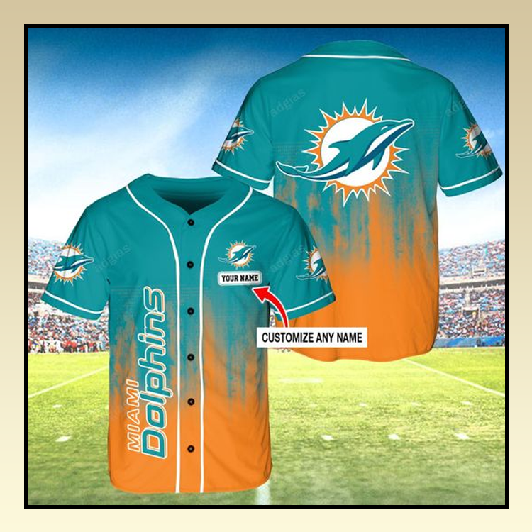 Miamo Dolphins custom name baseball jersey – LIMITED EDITION 5 31 Miamo Dolphins custom name baseball jersey 3