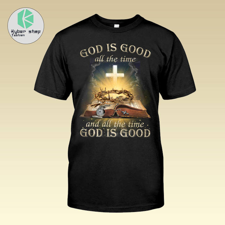 Reading God is good all the time and all the time god is good shirt 2
