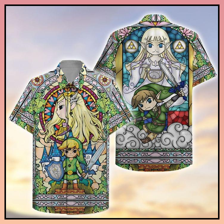 The legend of Zelda hawaiian shirt 4 8 The legend of Zelda hawaiian shirt 2