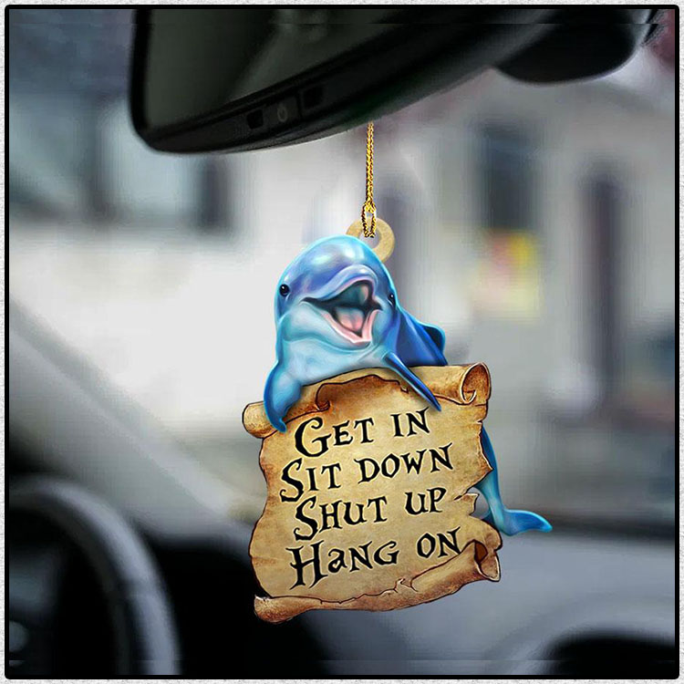 Dolphin get in sit down shut up hang on ornament 4 Dolphin get in sit down shut up hang on ornament2