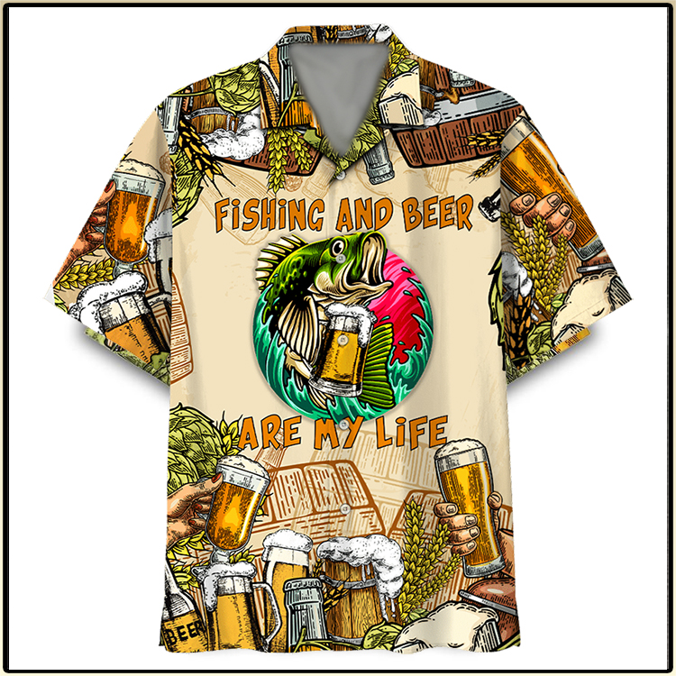 Fishing And Beer Are My Life Hawaiian Shirt And Shor3t