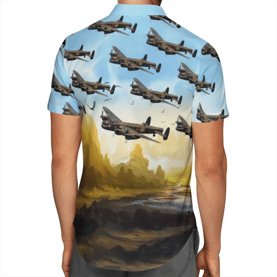 Avro lancaster bomber hawaiian shirt 2