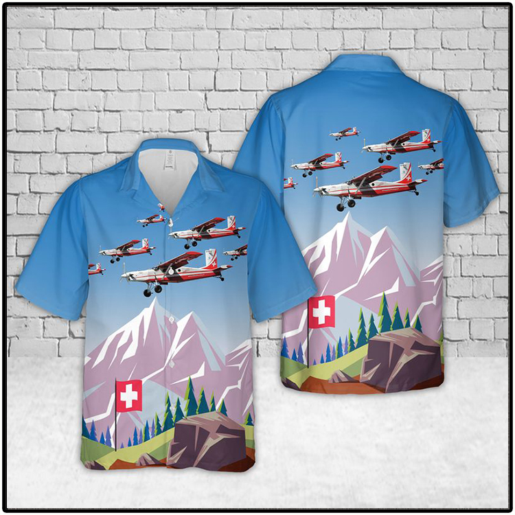 Porter Swiss Air Force Hawaiian Shirt2