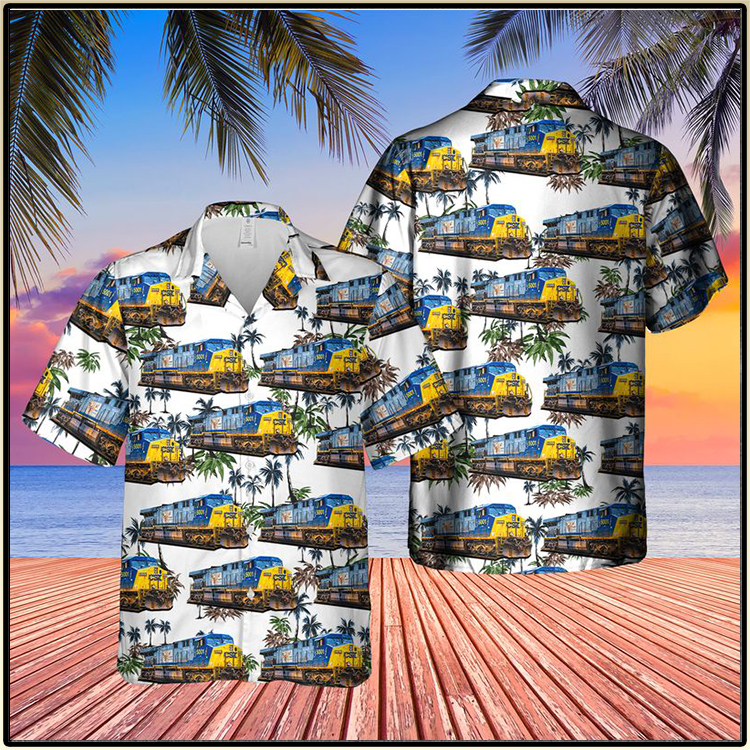 Transportation GE AC6000CW Locomotive Hawaiian Shirt 4 Transportation GE AC6000CW Locomotive Hawaiian Shirt2