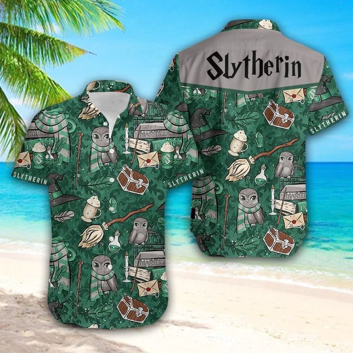 Slytherin Hawaiian Shirt 24 22 Slytherin Hawaiian Shirt 1