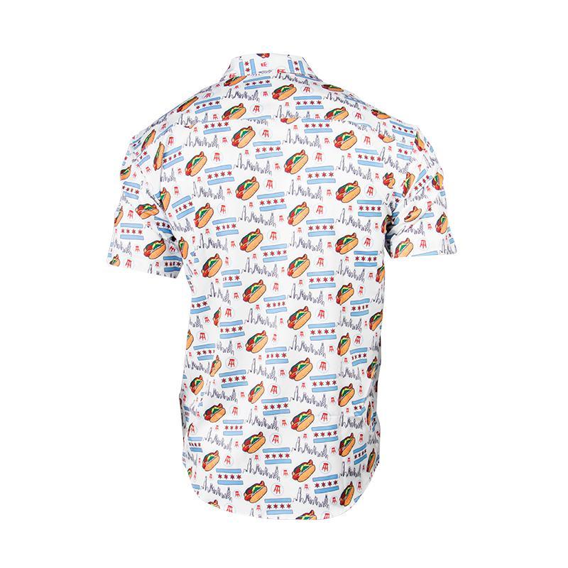 Tropical Bros X Barstool Chicago Hot Dog Hawaiian Shirt 3 22 Tropical Bros X Barstool Chicago Hot Dog Hawaiian Shirt 2