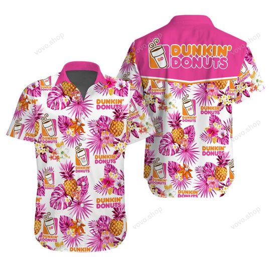 Dunkin Donuts Hawaiian Shirt And Short – LIMITED EDITION 1 11 Dunkin Donuts Hawaiian Shirt And Short 1