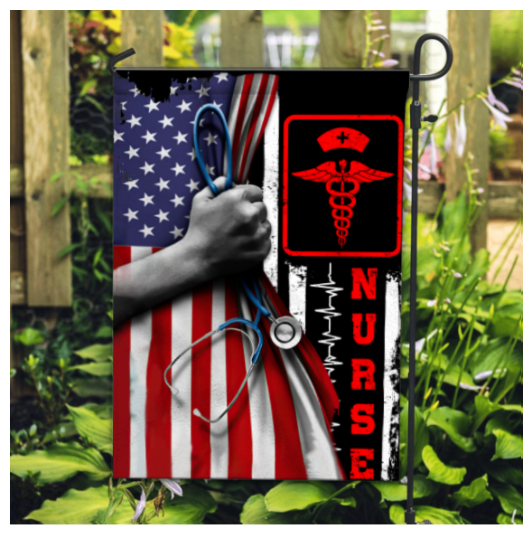 American Flag Nurse Flag 11 8 American Flag Nurse Flag 1