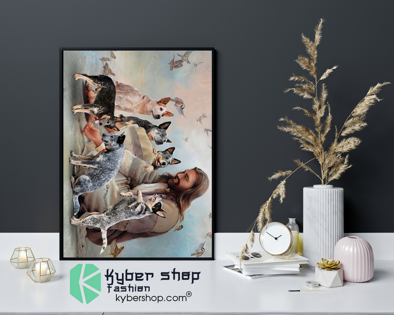 God surrounded by Heeler angels Gift for you Poster 4