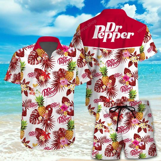 Dr Pepper Hawaiian Shirt And Short – LIMITED EDITION 3 12 Dr Pepper Hawaiian Shirt And Short 2