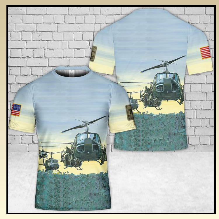US Army UH-1H Huey 3D T-Shirt - LIMITED EDITION 3 27 US Army UH 1H Huey 3D T Shirt 1