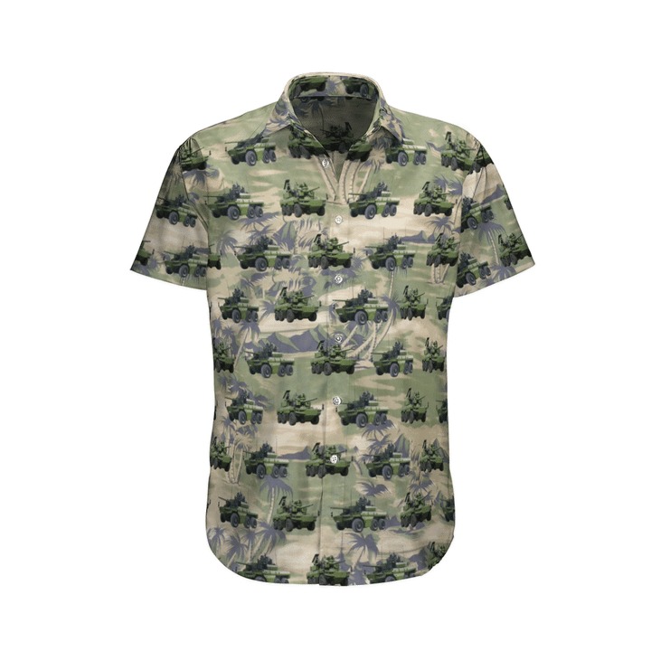 Ebrc Jaguar French Army Hawaiian Shirt And Shorts