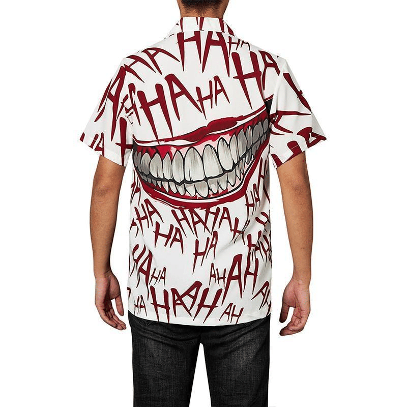 Haha Joker smile hawaiian shirt 3 Haha smile laugh hawaiian shirt 2