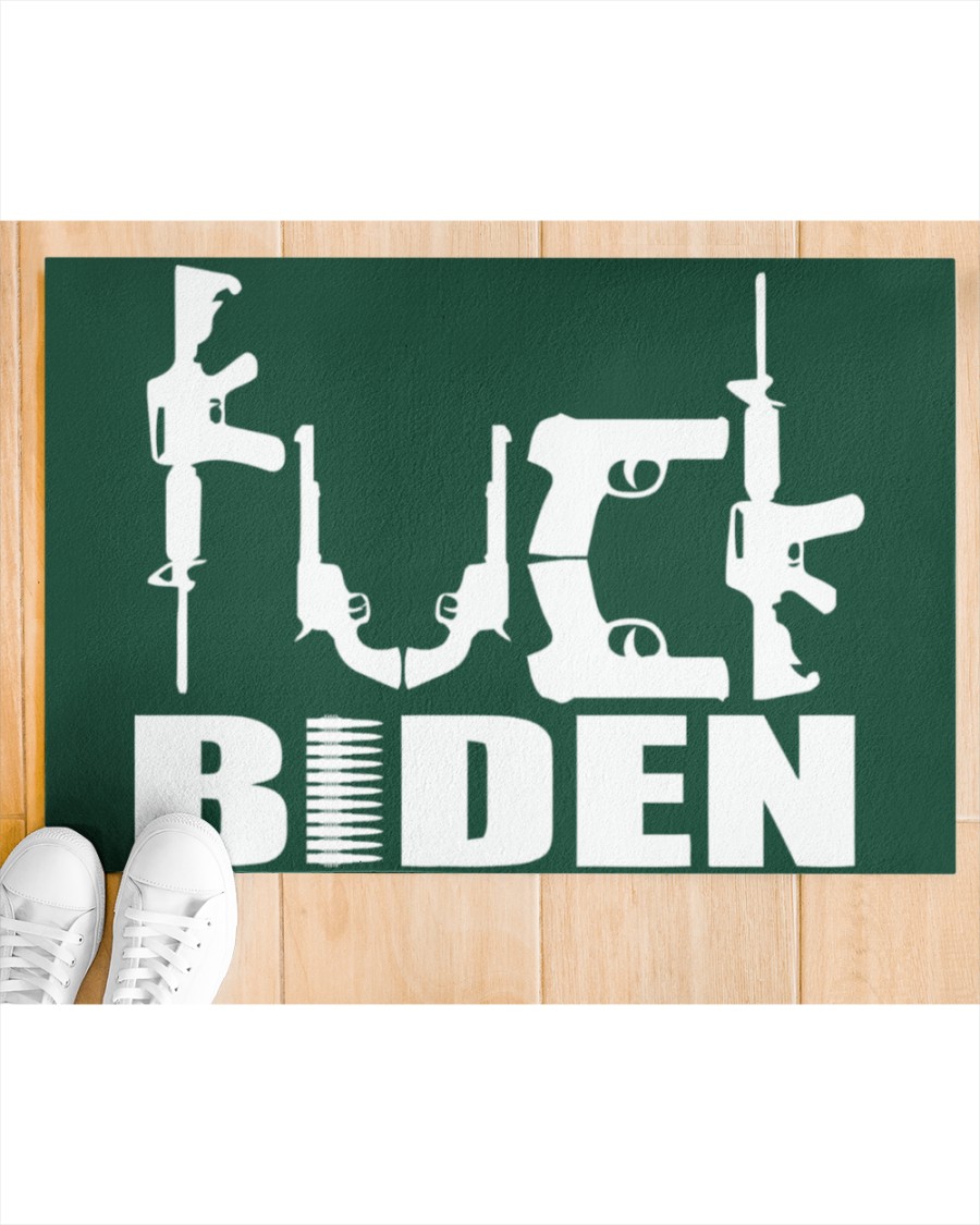 Gun fuck Biden doormat 4 Gun fuck Biden doormat 3