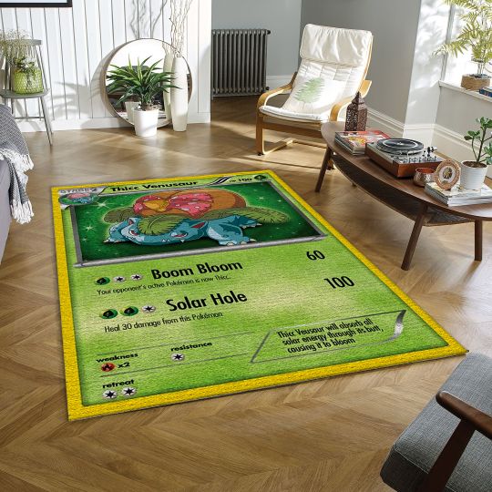 Thicc Venusaur boom bloom solar hole Rug 5 5 Thicc Venusaur boom bloom solar hole Rug 4