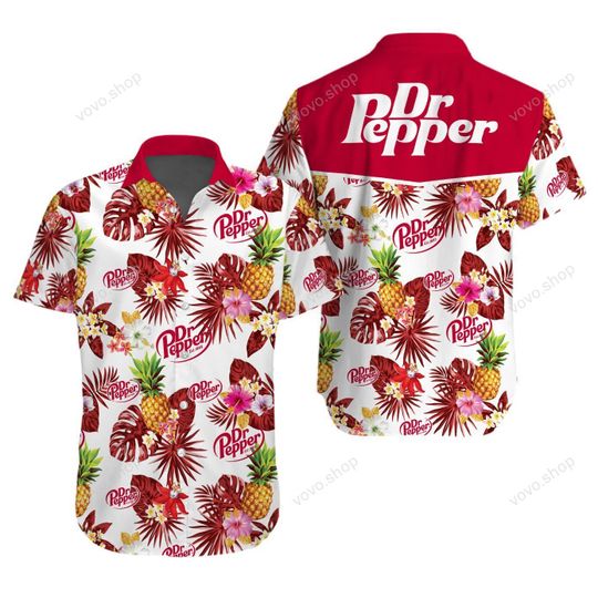 Dr Pepper Hawaiian Shirt And Short – LIMITED EDITION 10 12 Dr Pepper Hawaiian Shirt And Short 1