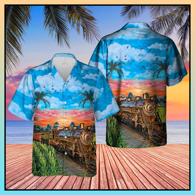 Strasburg Rail Road Locomotive No-90 Hawaiian Shirt - LIMITED EDITION 5 17 Strasburg Rail Road Locomotive No 90 Hawaiian Shirt 3