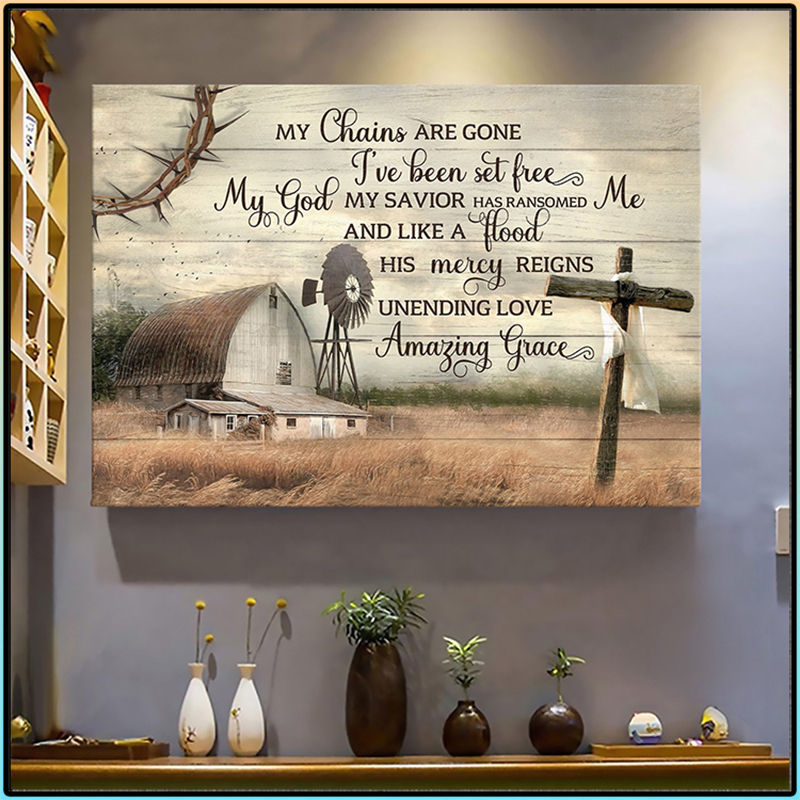 My Chains Are Gone I Have Been Set Free My God My Savior Canvas Print3 1