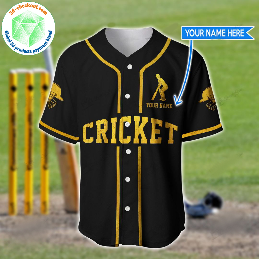 Cricket American Flag Custom Name Baseball Shirt 3 Cricket American Flag Custom Name Baseball Shirt1