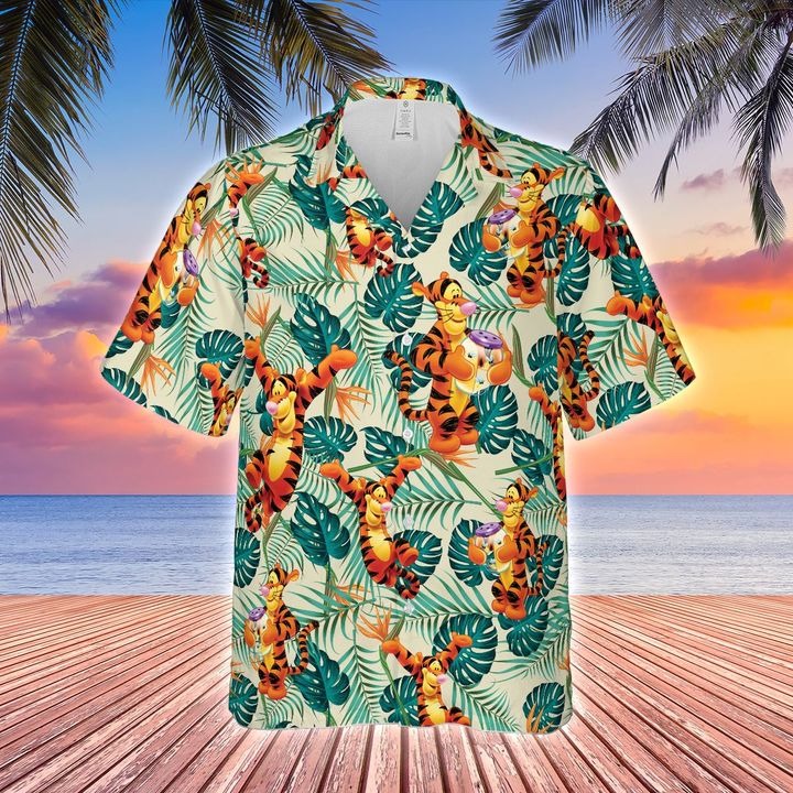 Disney Tigger hawaiian shirt 1 Disney Tigger hawaiian shirt