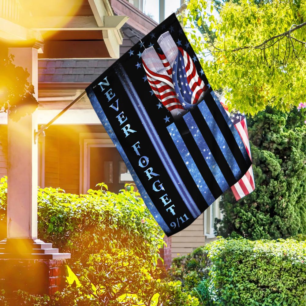 Never Forget 9.11 memories galaxy line flag 4 Never Forget 9.11 galaxy line flag