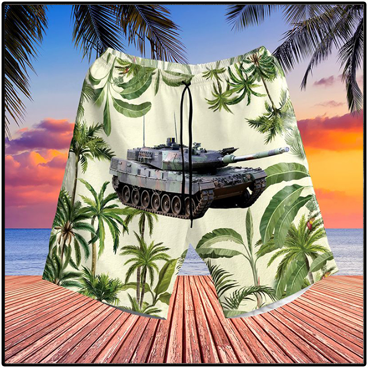 German Army Leopard 2A5 Hawaiian Shirt And Short 5 German Army Leopard 2A5 Hawaiian Shirt3