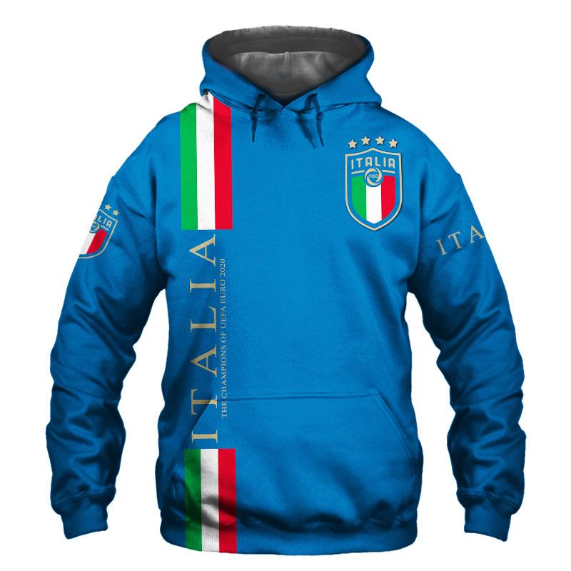 Italia its coming to Rome We are Champions 3d Hoodie- shirt