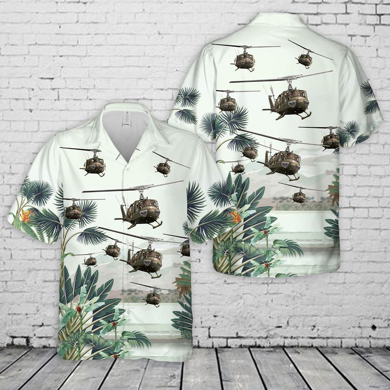 US Army Bell UH-1 Huey Hawaiian Shirt And Short
