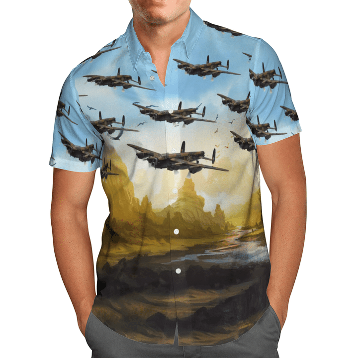 Raf Avro Lancaster B-III The Dambusters Hawaiian Shirt 10 23 Raf Avro Lancaster B III The Dambusters Hawaiian Shirt 1