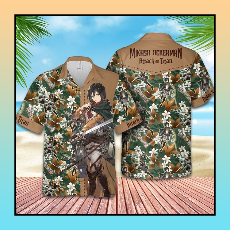 Misaka Attack on Titan Hawaiian shirt 5 13 Misaka Attack on Titan Hawaiian shirt 3