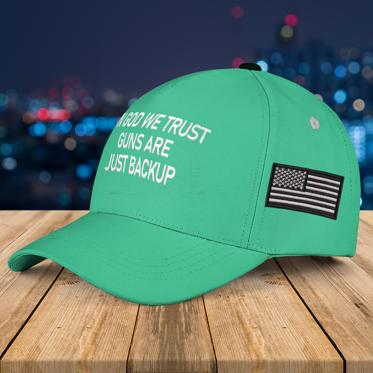 In god we trust guns are just backup cap 3 In God We Trust Guns Are Just Backup Authentic Kryptek Typhon Hat left 2