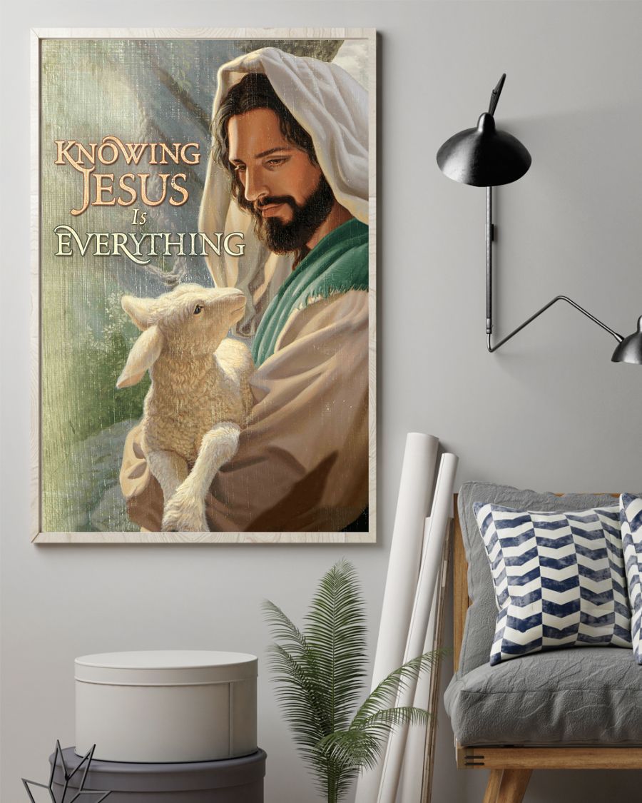 Goat Knowing Jesus is everything Gift for you Vertical Poster 3 9 Goat Knowing Jesus is everything Gift for you Vertical Poster 2