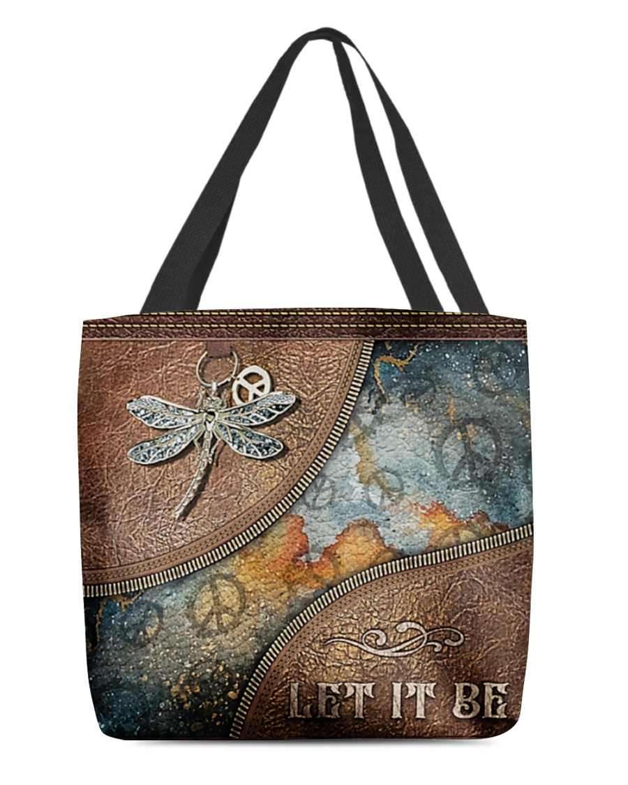 Dragonfly Let It Be Tote Bag