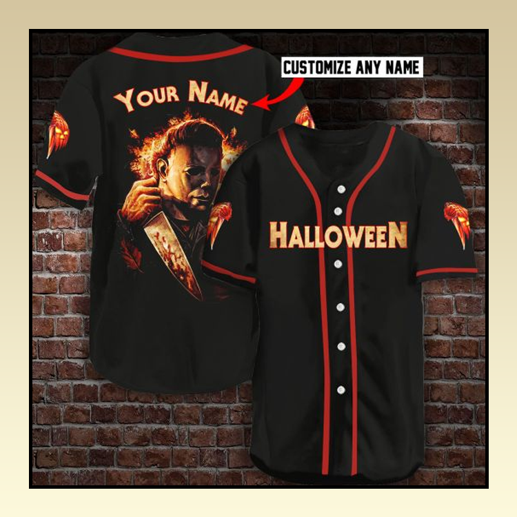 Michael Myers Halloween Custom personalized Name Baseball Jersey 5 6 Michael Myers Halloween Custom personalized Name Baseball Jersey 3