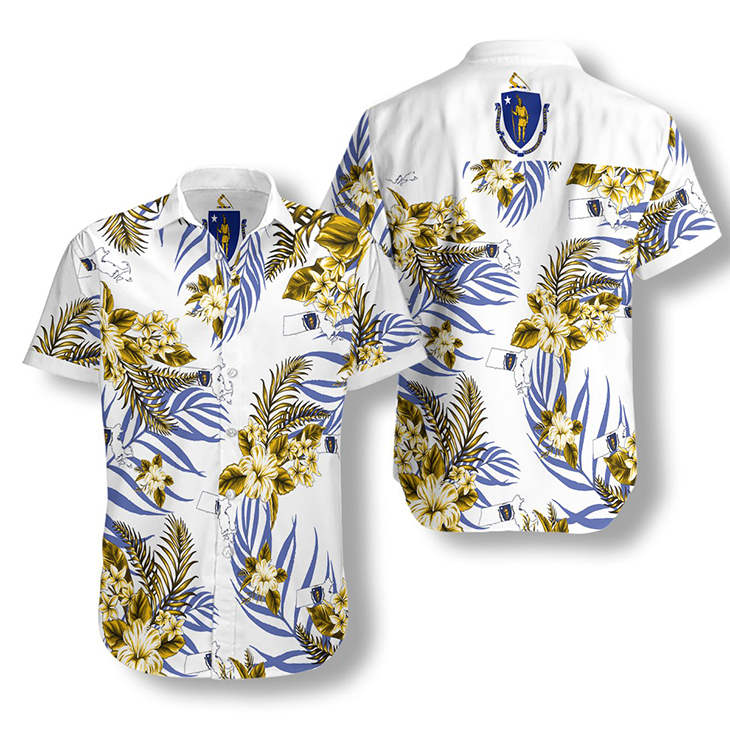 Massachusetts Proud Hawaiian Shirt 3 Massachusetts Proud Hawaiian Shirt 2