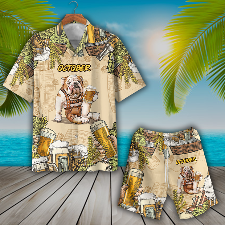 Bulldog And Beer October Hawaiian Shirt And Short 5 Bulldog And Beer October Hawaiian Shirt And Short3