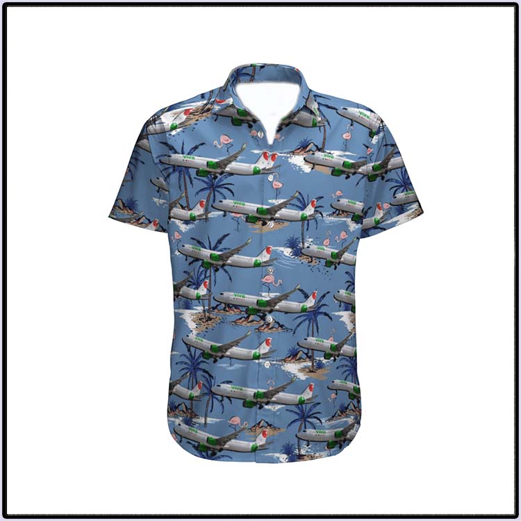 VIVAAEROBÚS AIRBUS A321 271NX Hawaiian Shirt 5 AIRBUS A321 271NX Hawaiian Shirt3