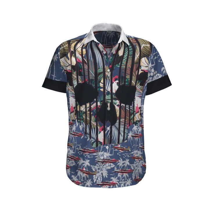 Pilatus Pc 9 Royal Australian Air Force Tropical Hawaiian Shirt And Shorts