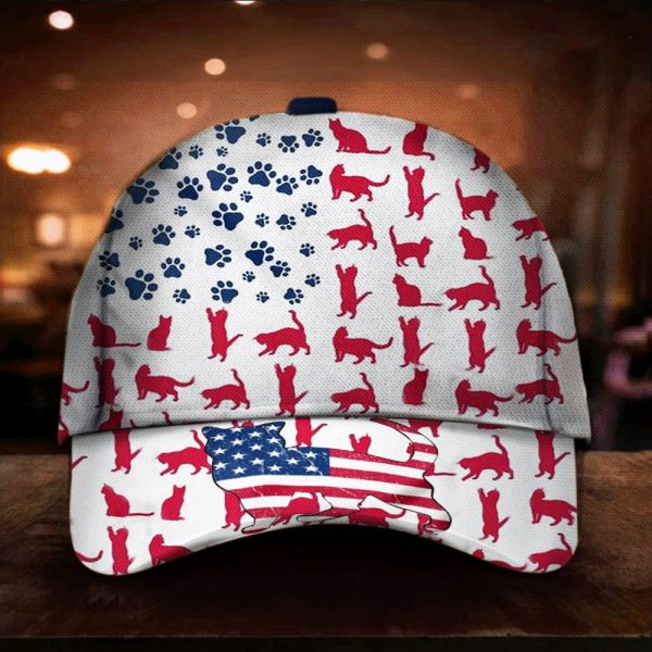 Cat American Flag Cap 600x600 1