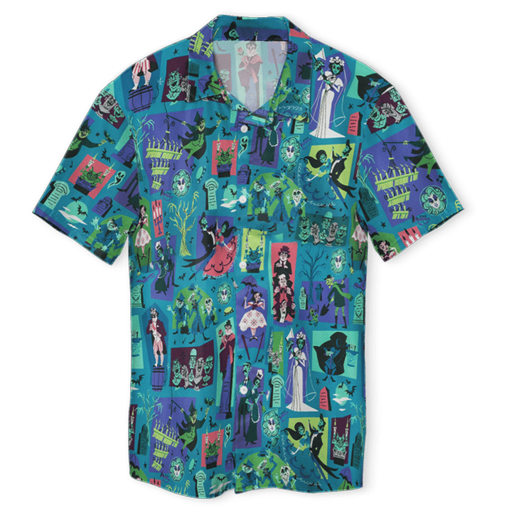 Haunted Mansion Hawaiian Shirt 5 Haunted Mansion Hawaiian Shirt3