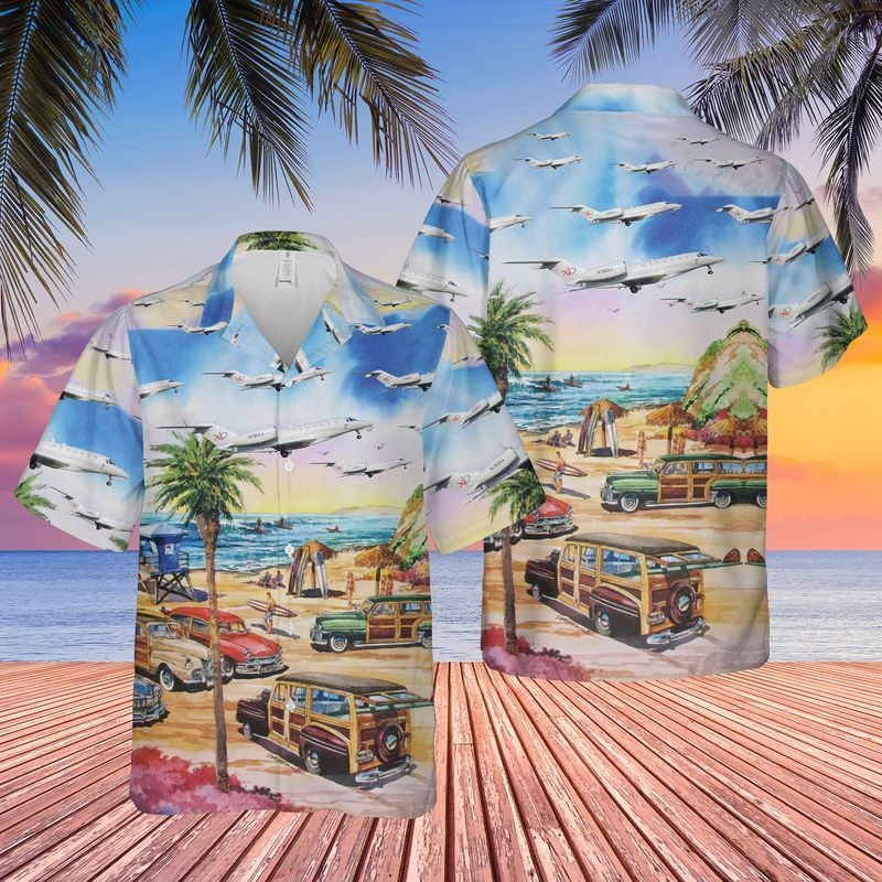 Cessna 750 Citation X Hawaiian Shirt