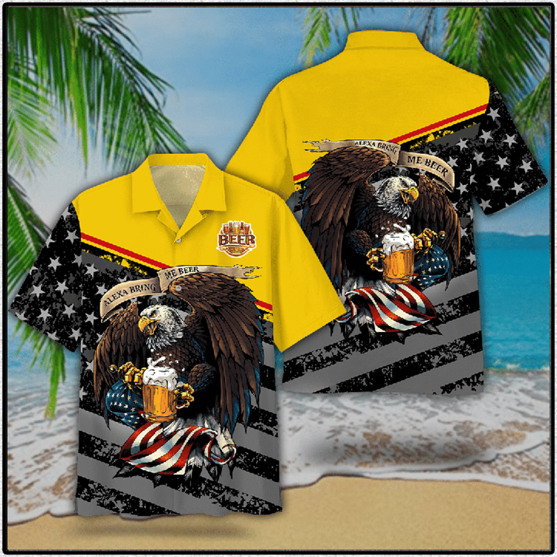 American Eagle Alexa bring me Beer Hawaiian Shirt 5 American Eagles Hawaiian Shirt3