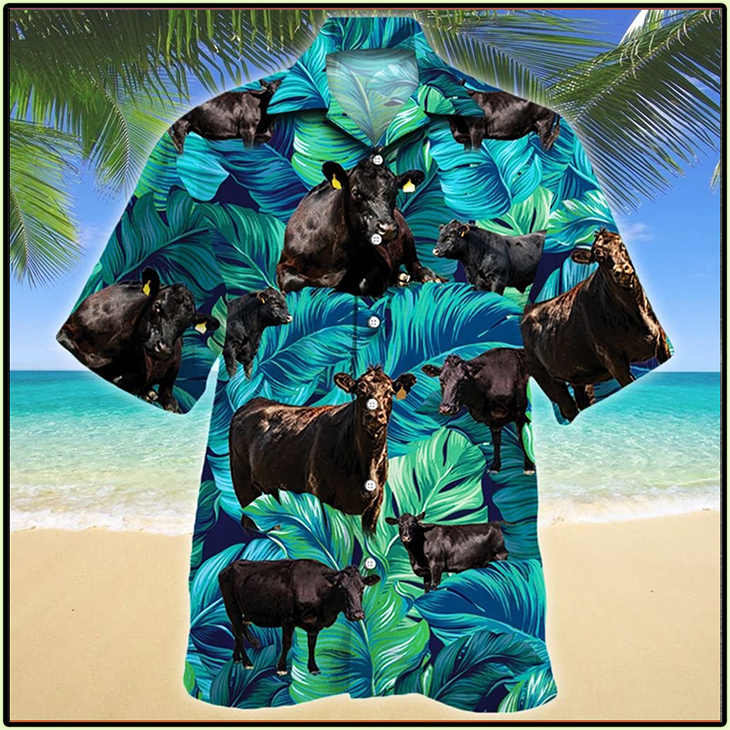 Black Angus Cattle Hawaiian Shirt 3 Black Angus Cattle Lovers Hawaiian Shirt2