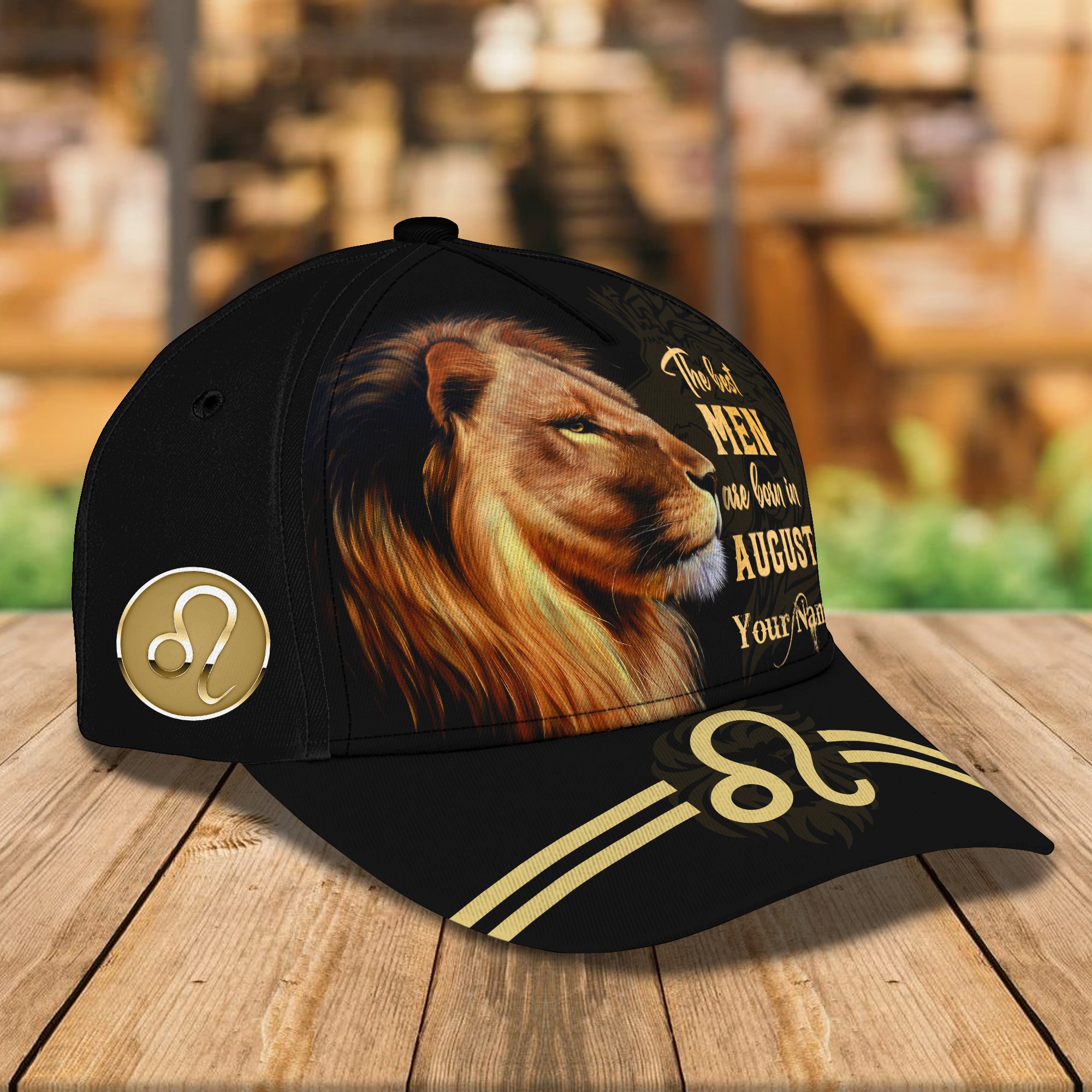 Lion The Best Men Are Born In August Personalized Name Cap 3 1 Lion The Best Men Are Born In August Personalized Name Cap 3