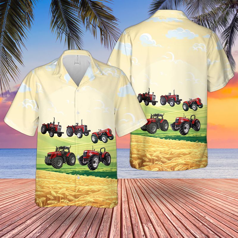 Massey Ferguson Tractor Hawaiian Shirt And Short 11 Massey Ferguson Tractor Hawaiian Shirt And Short