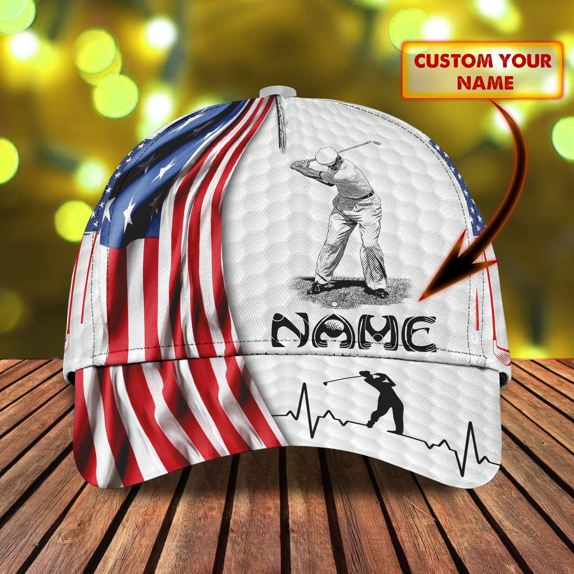 American Golf Custom Name Cap