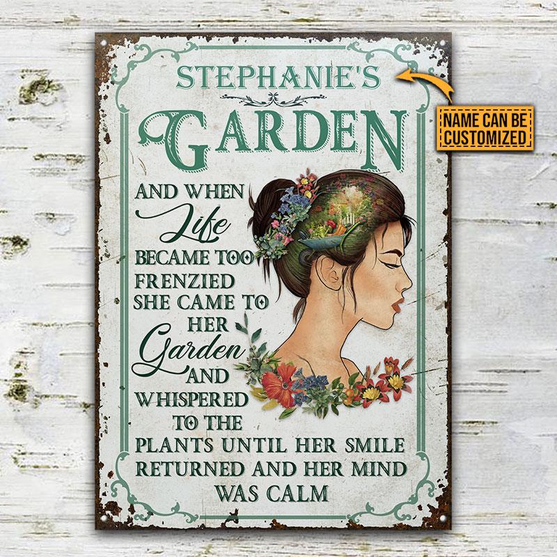 TOP 9 HAWAIIAN SHIRT .SHORT AND METAL SIGNS IN THE WOLRD 12 GirlGarden And When Like Became Too Frenzied She Came To Her Garden Metal Signs2 2