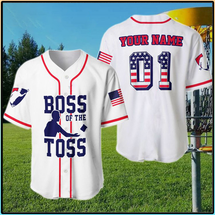 American Flag Cornhole Boss Of The Toss Custom Name And Number Baseball Shirt 4 American Flag Boss Of The Toss Custom Name Baseball Shirt2