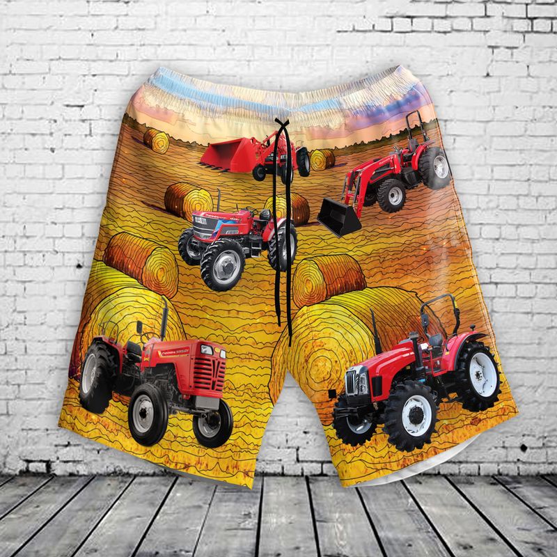 Mahindra Tractors USA Hawaiian Shirt And Short 3 18 Mahindra Tractors USA Hawaiian Shirt And Short 3
